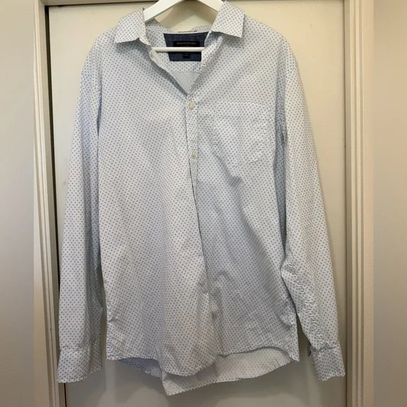 Mens Banan Republic Slim Fit Dress Shirt XL - Picture 1 of 4